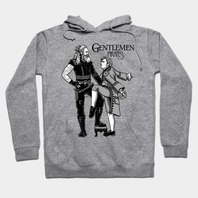 Gentlemen Pirates Hoodie by harebrained